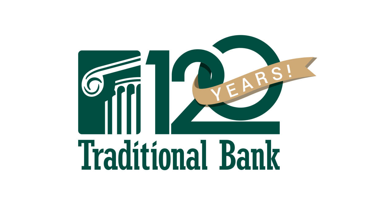 Traditional Bank 120th Anniversary Logo Logo