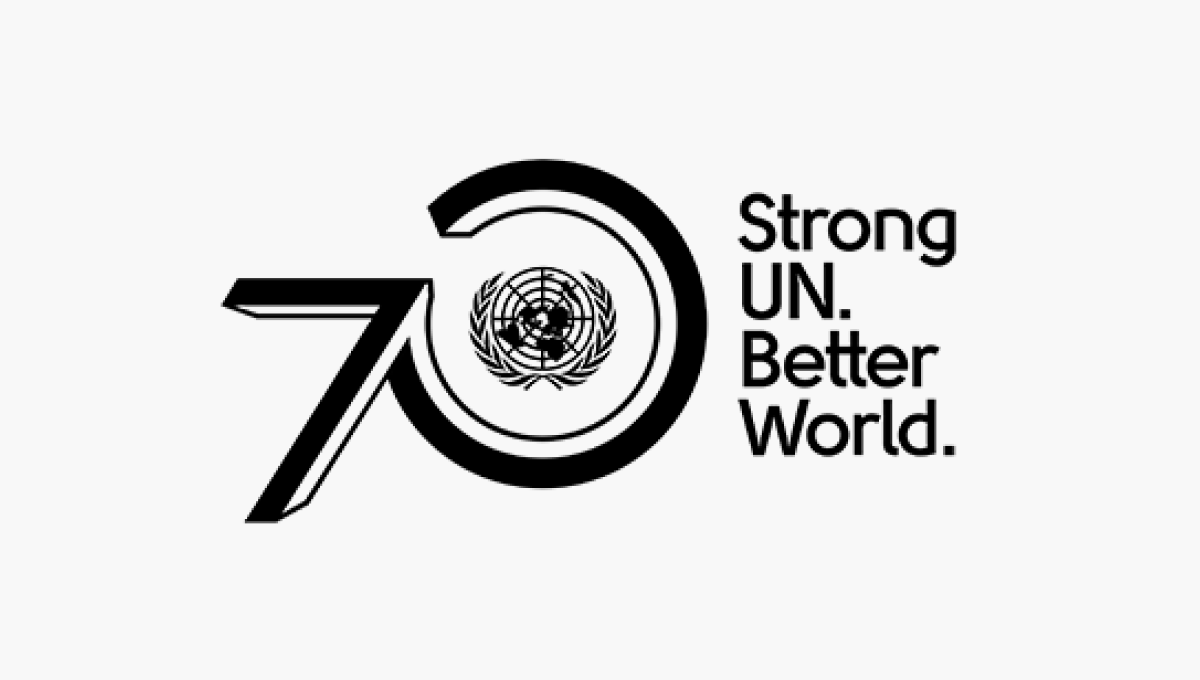 United Nations 70th Anniversary Logo Logo