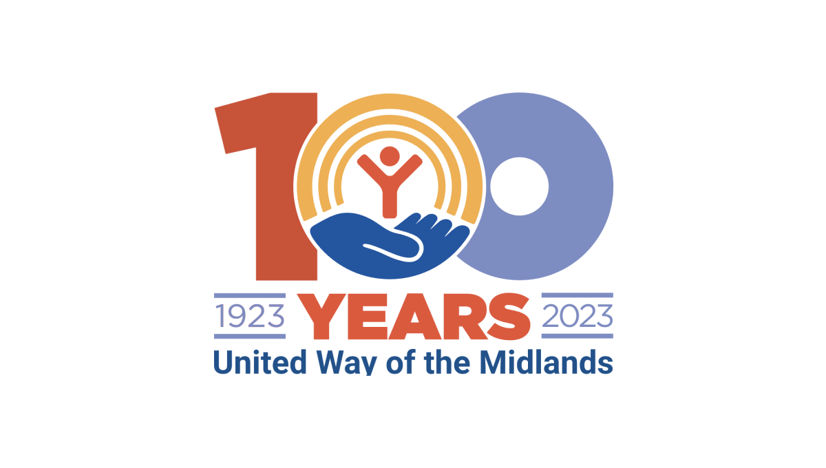 United Way of the Midlands 100th Anniversary Logo Logo