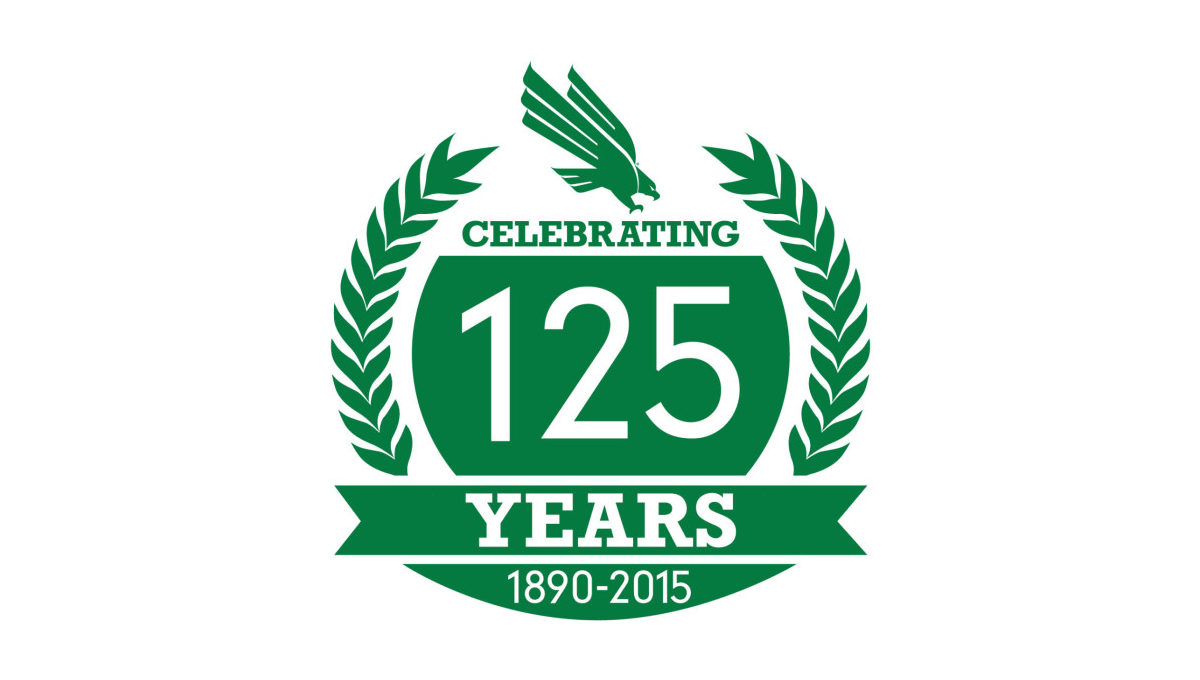 University of North Texas 125th Anniversary Logo