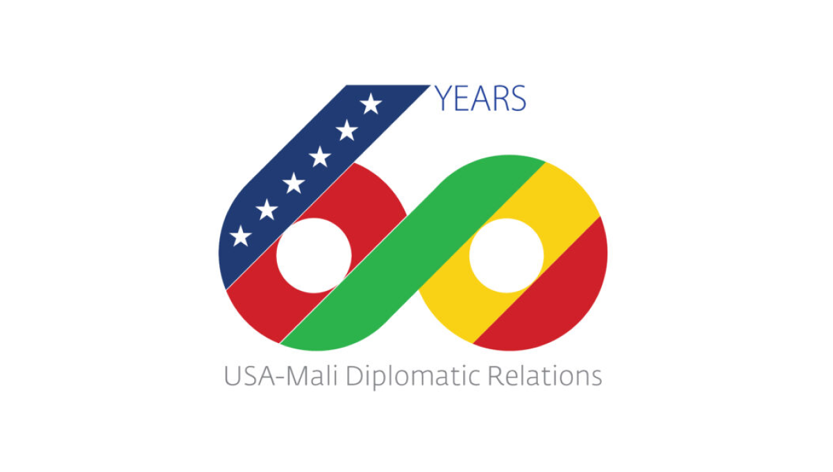USA-Mali Diplomatic Relations 60th Anniversary Logo Logo