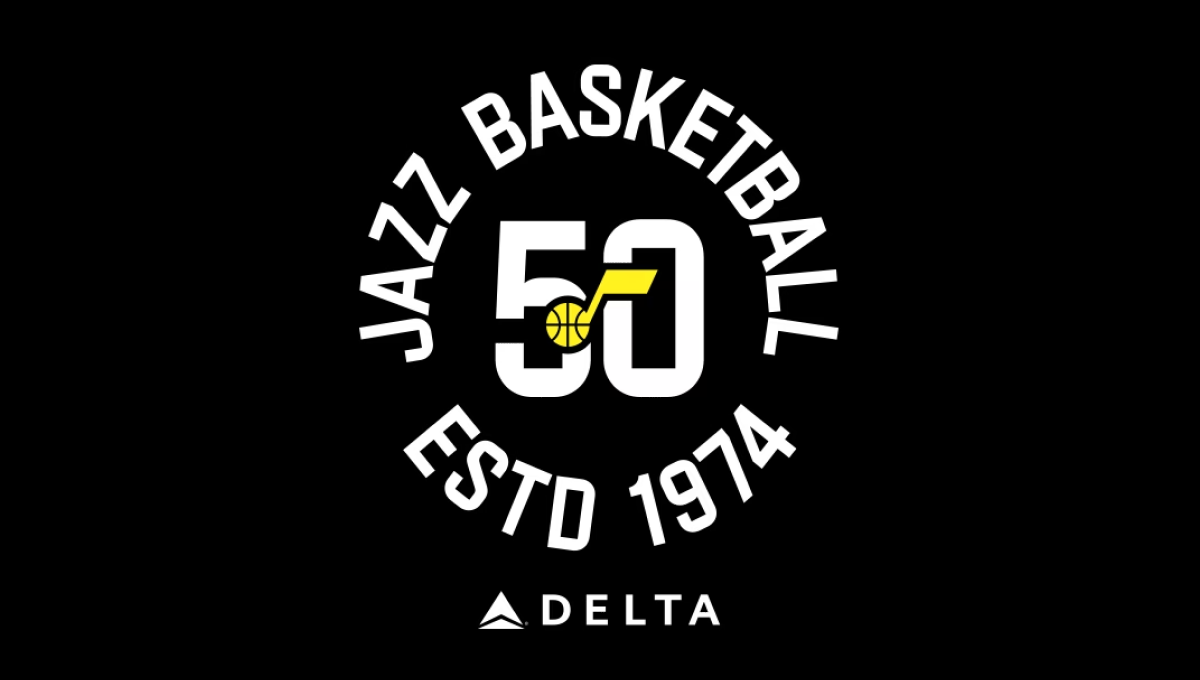 Utah Jazz 50th Anniversary Logo Logo
