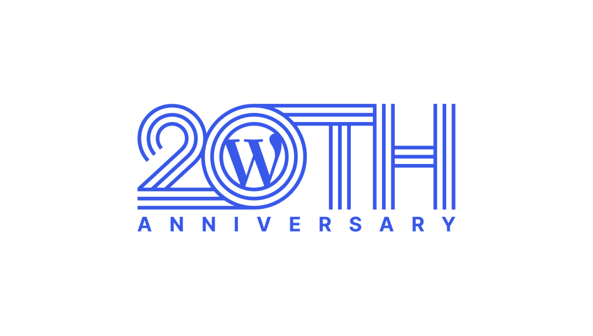 Wordpress 20th Anniversary Logo Logo